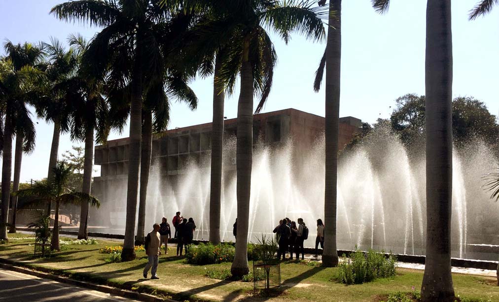 Panjab University Fountain at Student Centre